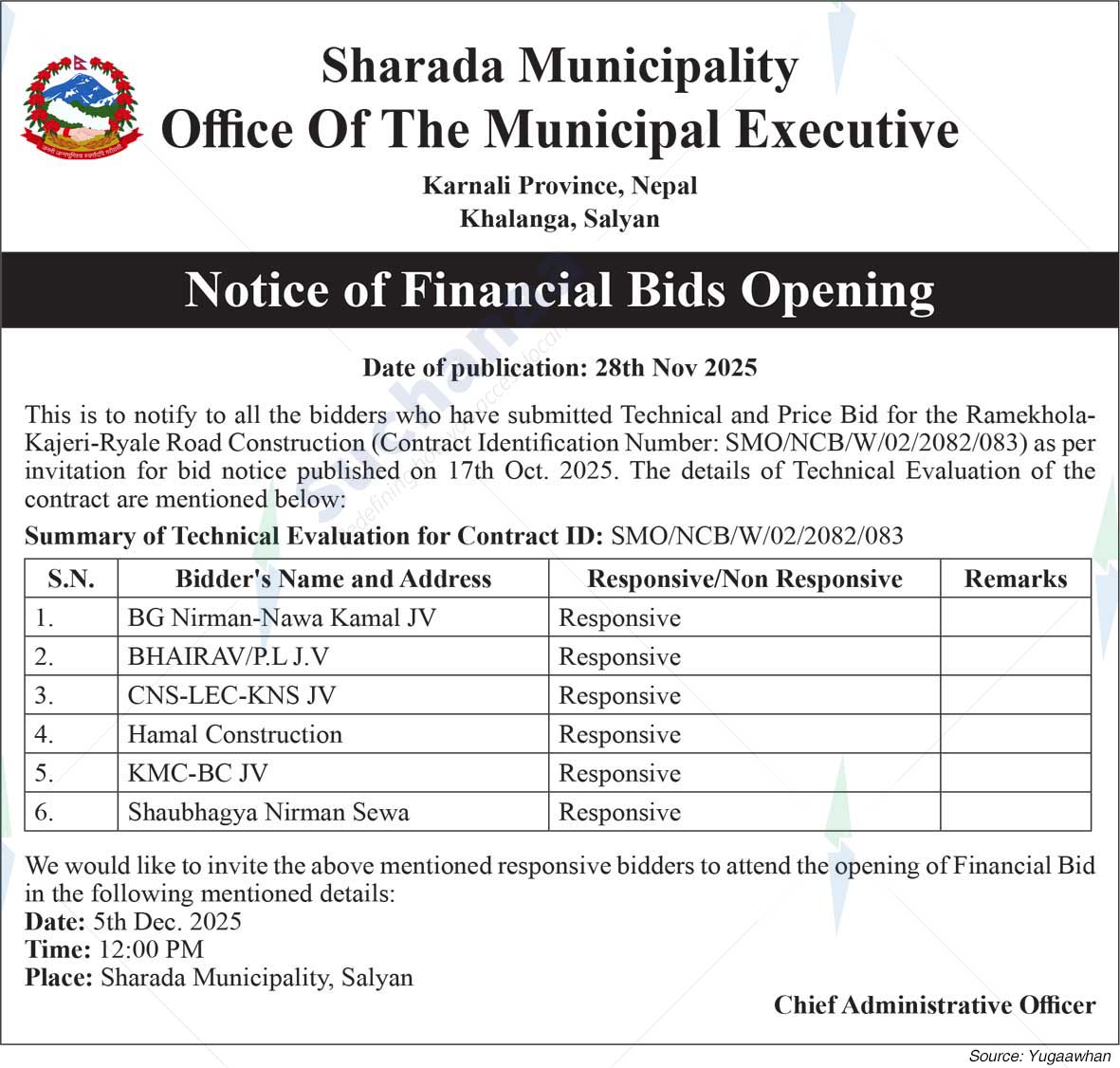 Sharada Municipality