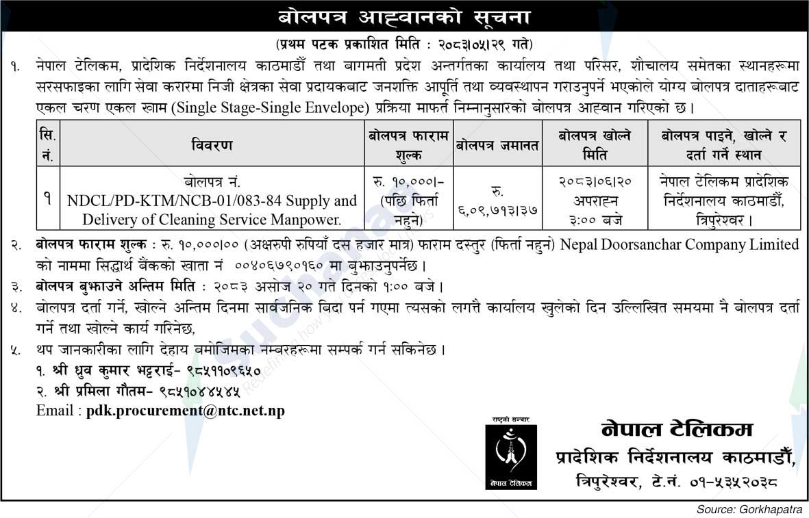 Nepal Telecom, Provincial Directorate Kathmandu