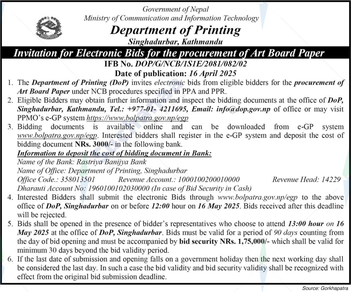 Department of Printing