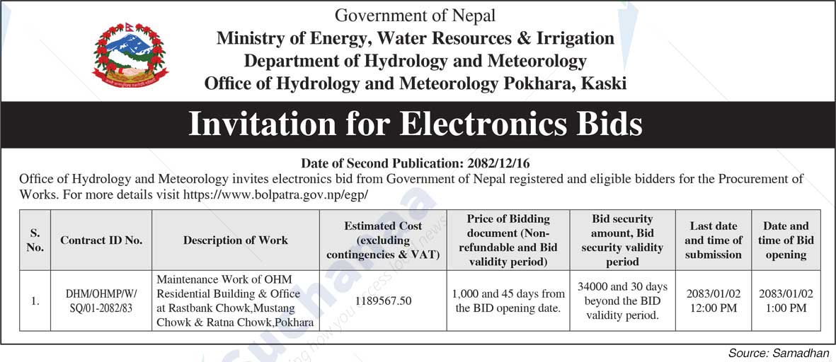 Office of Hydrology and Meteorology, Pokhara