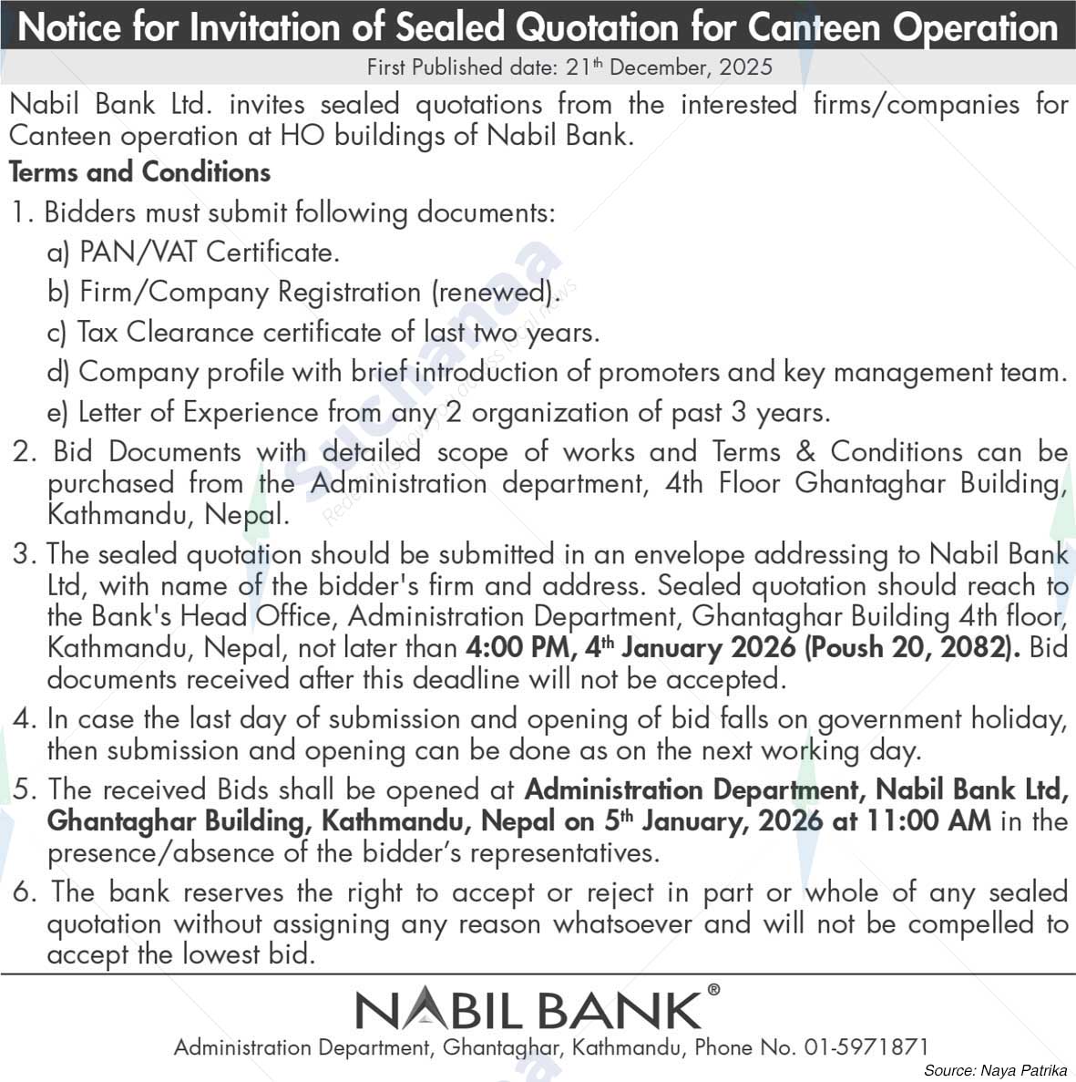 Nabil Bank Limited