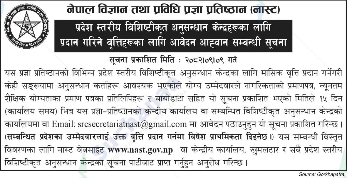 Nepal Academy of Science and Technology (NAST)