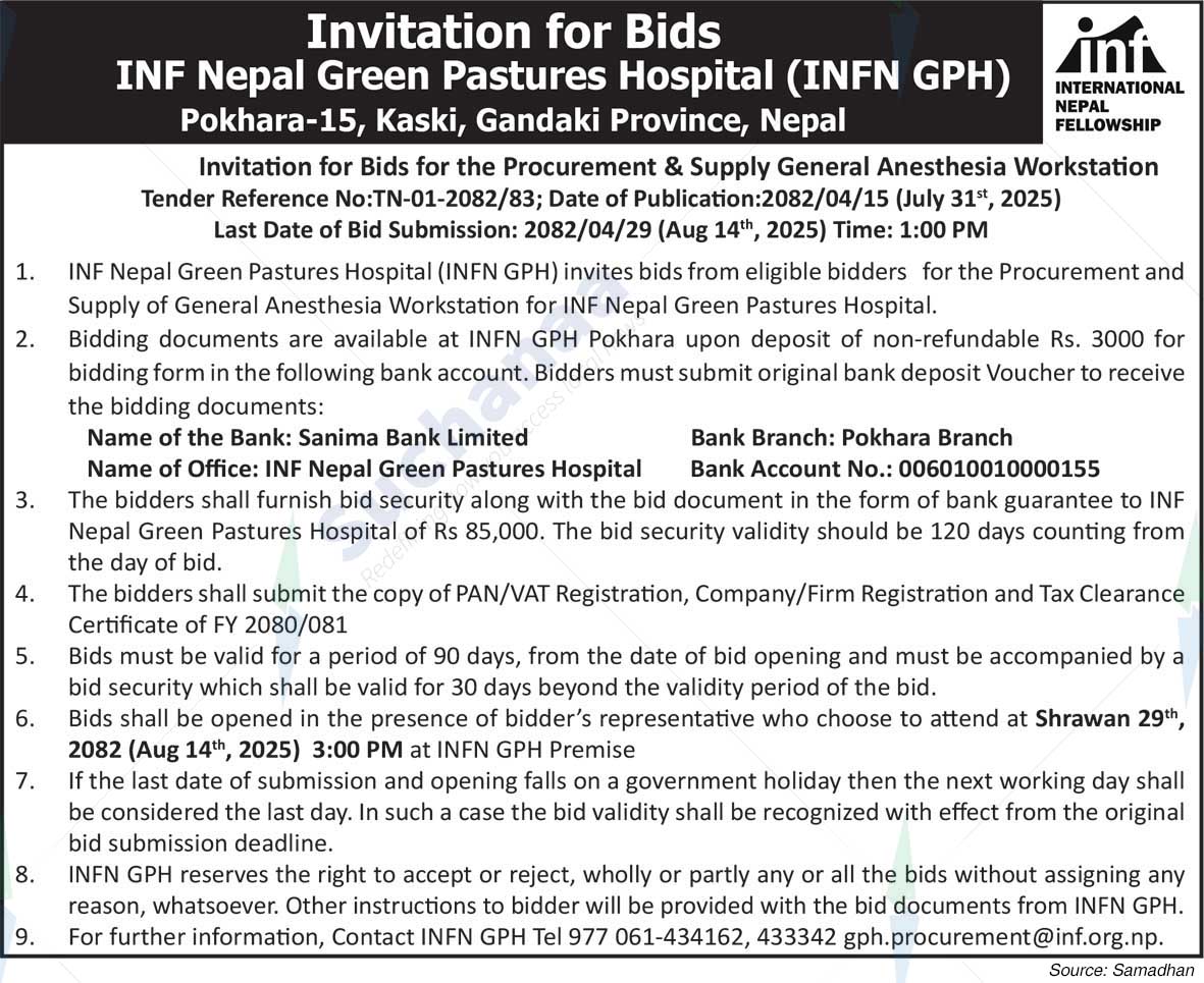 International Nepal Fellowship (INF)