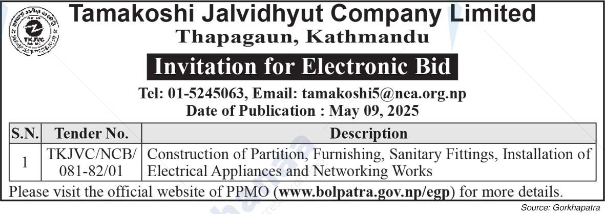 Tamakoshi Jalvidhyut Company Limited