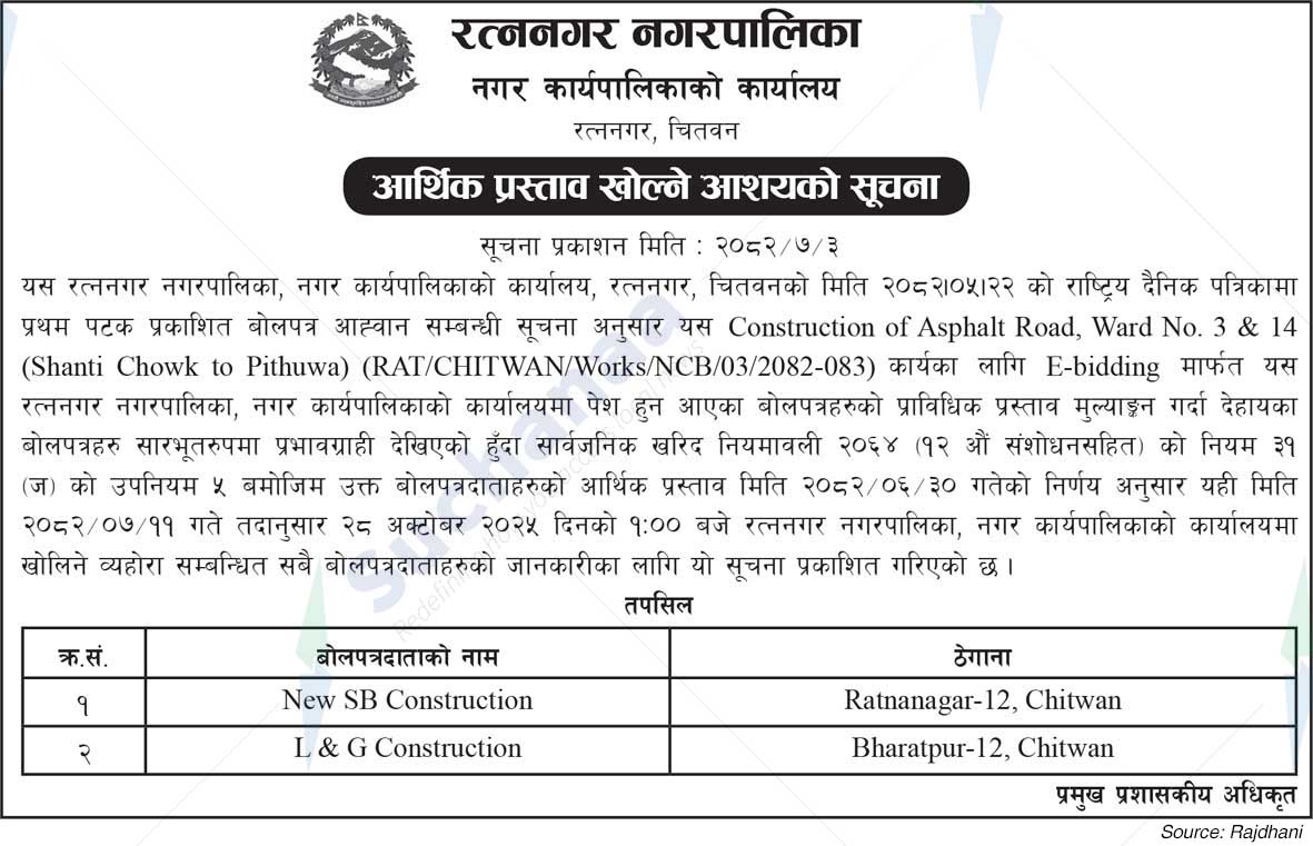 Ratnanagar Municipality