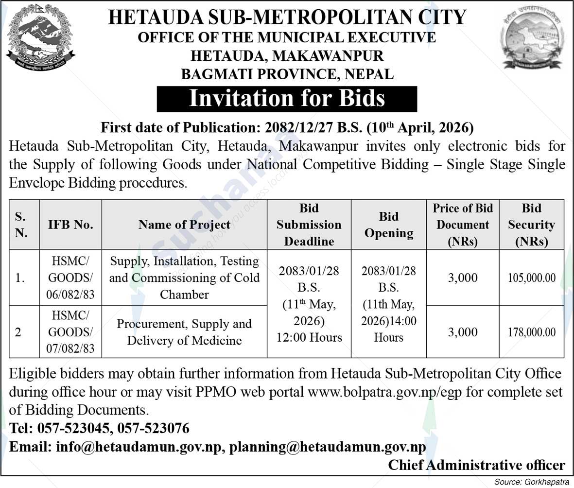 Hetauda Sub Metropolitan City
