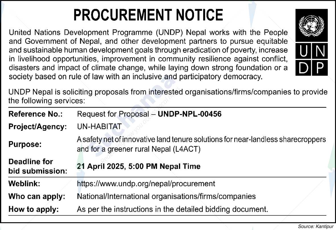 United Nations Development Porgramme (UNDP)