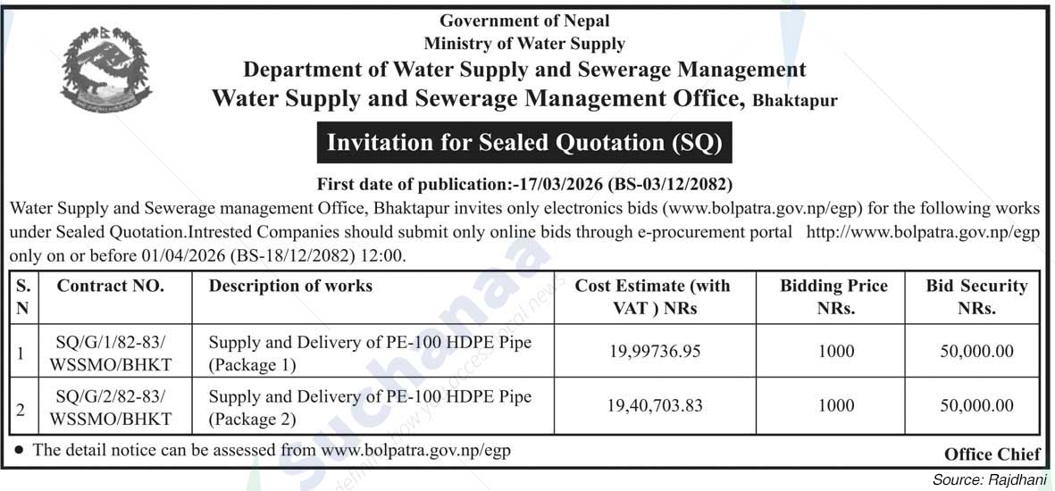 Water Supply and Sewerage Management Office, Bhaktapur