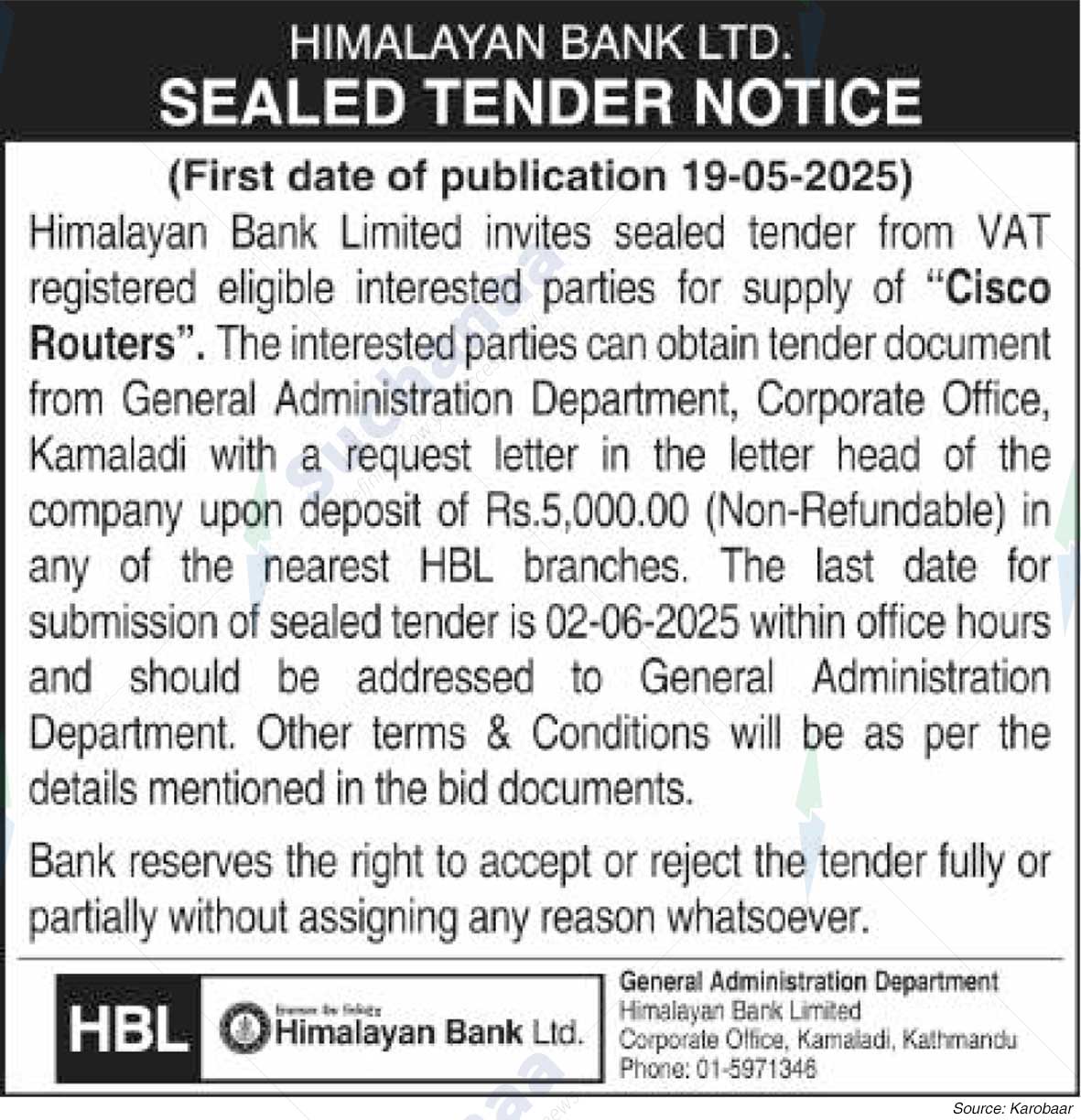 Himalayan Bank Limited