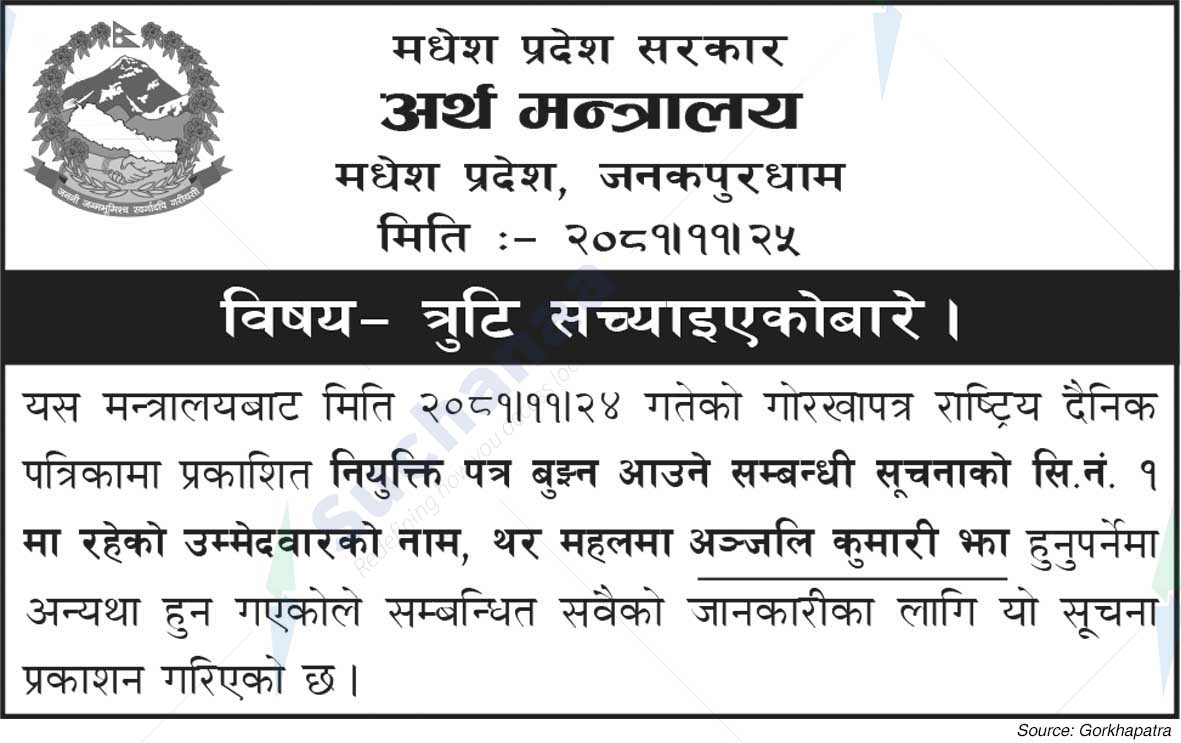 Ministry of Finance