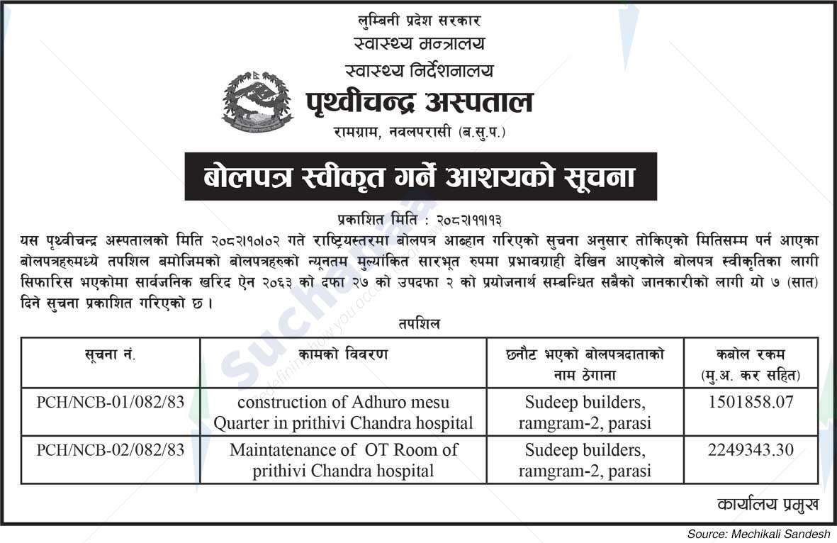 Prithvi Chandra Hospital