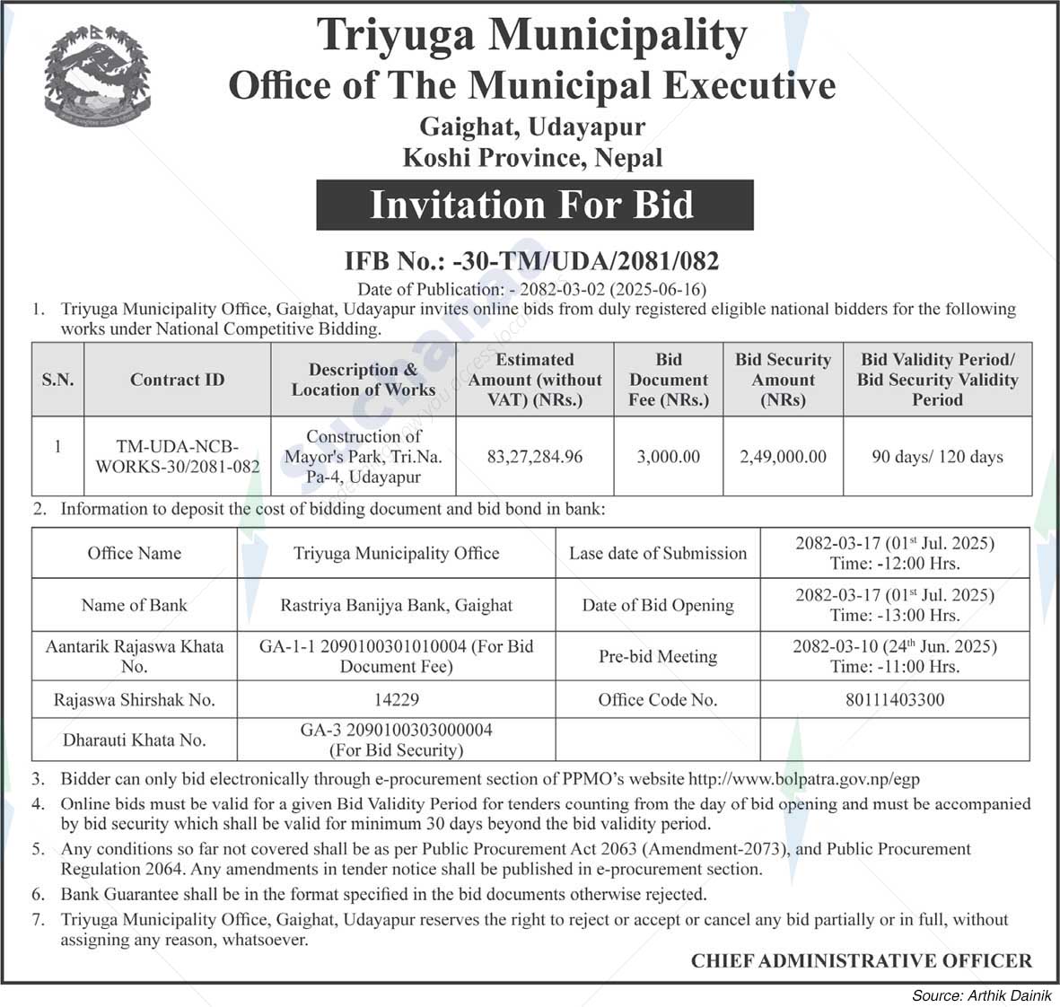 Triyuga Municipality