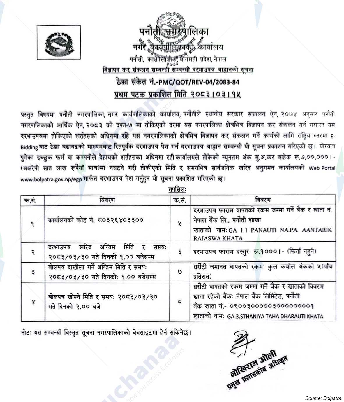 Panauti Municipality