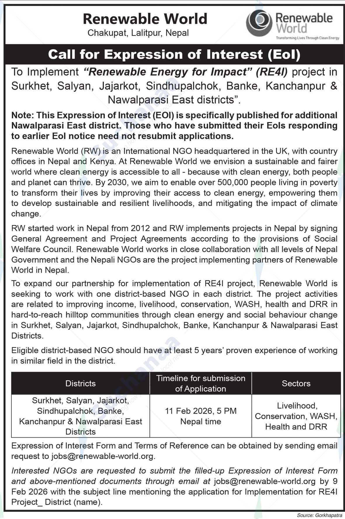 Renewable World Nepal