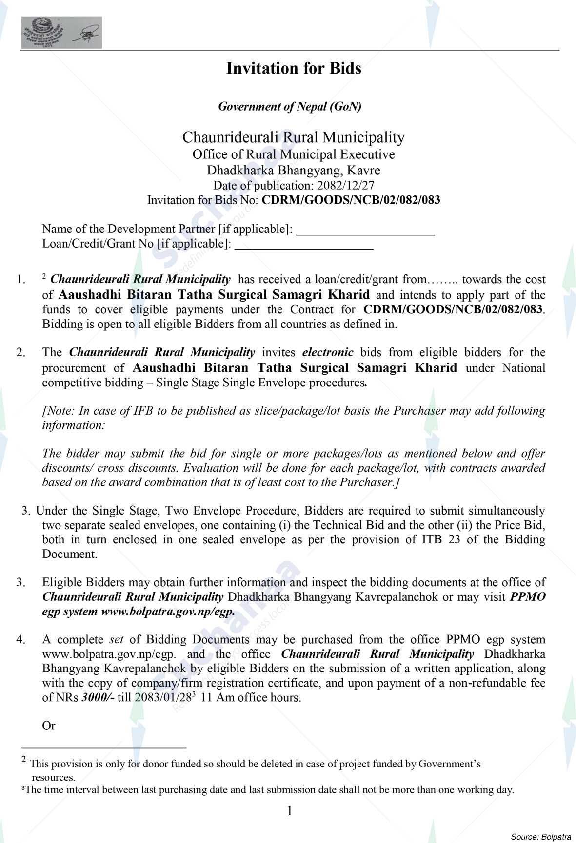 Chaunrideurali Rural Municipality