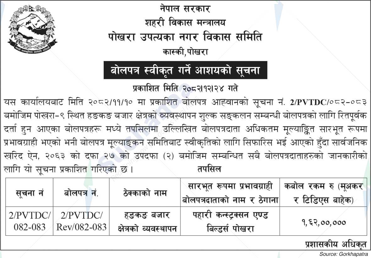 Pokhara Town Development Committee, pokhara