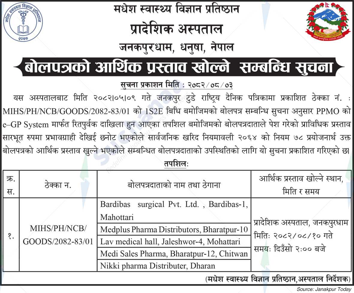 Madhesh Institute of Health Sciences (MIHS)