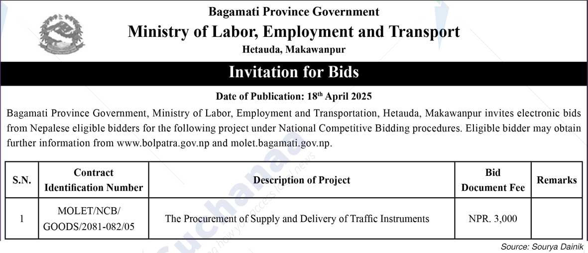Ministry of Labor, Employment and Transport