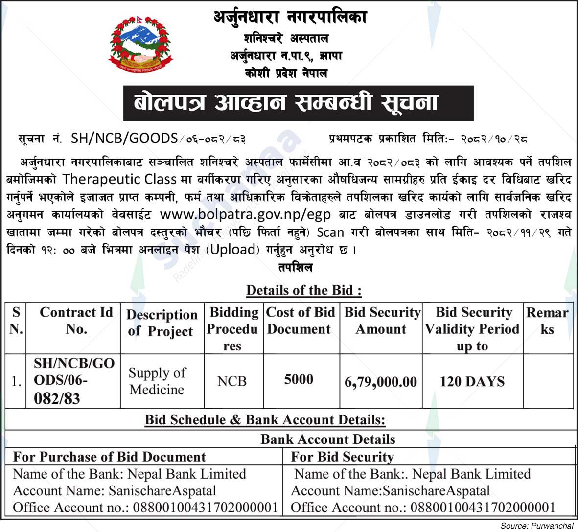 Arjundhara Municipality