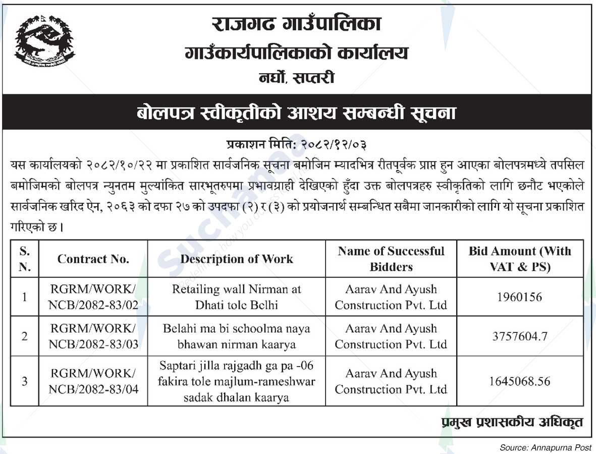 Rajgadh Rural Municipality