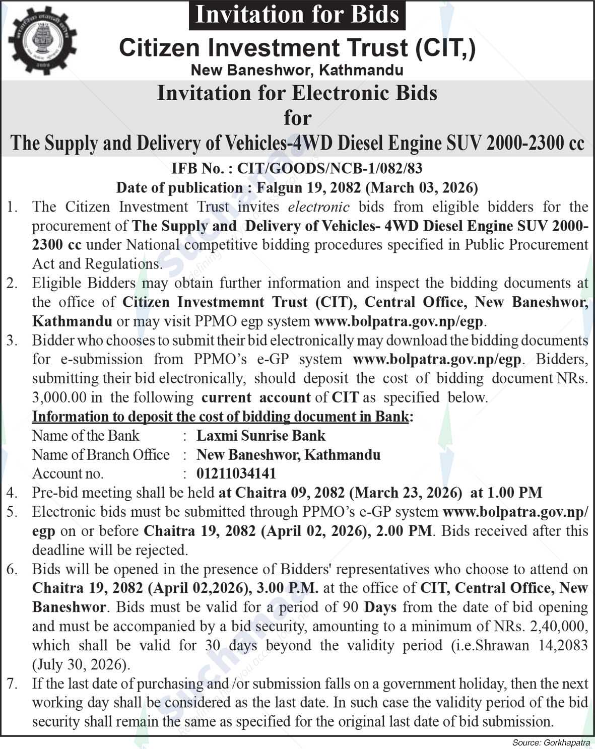 Citizen Investment Trust