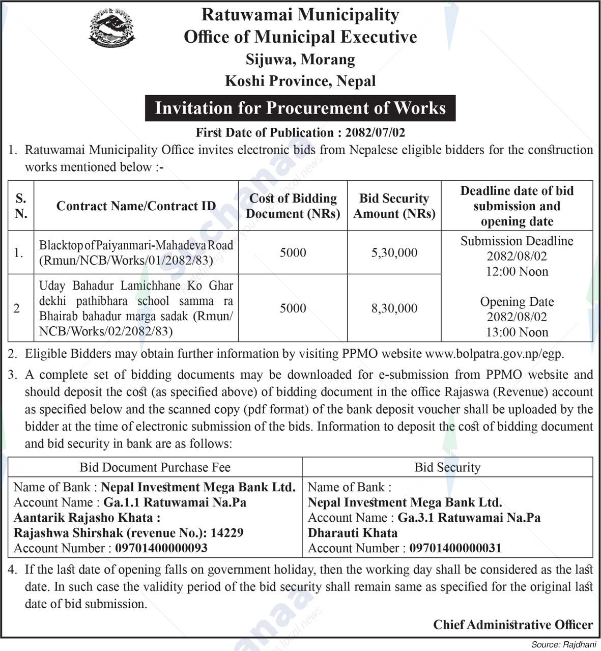 Ratuwamai Municipality