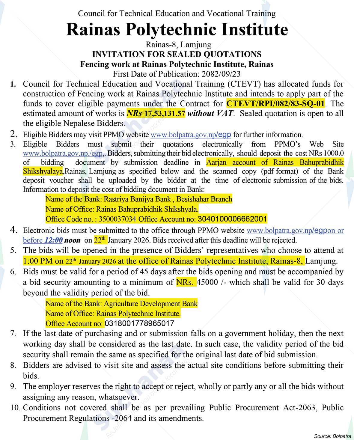 Council for Technical Education and Vocational Training (CTEVT)