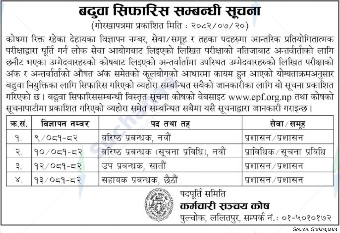 Employees Provident Fund