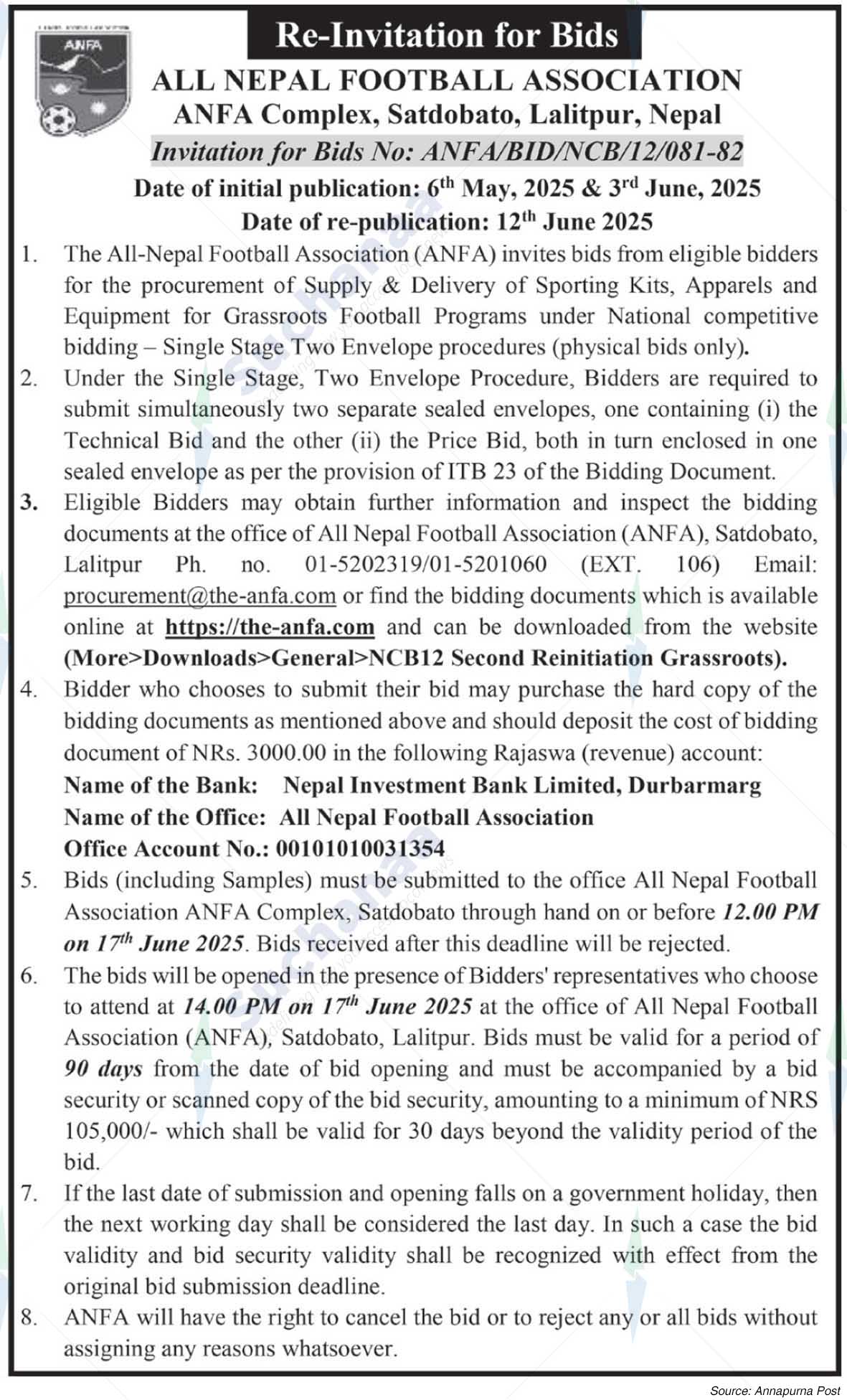 All Nepal Football Association (ANFA)