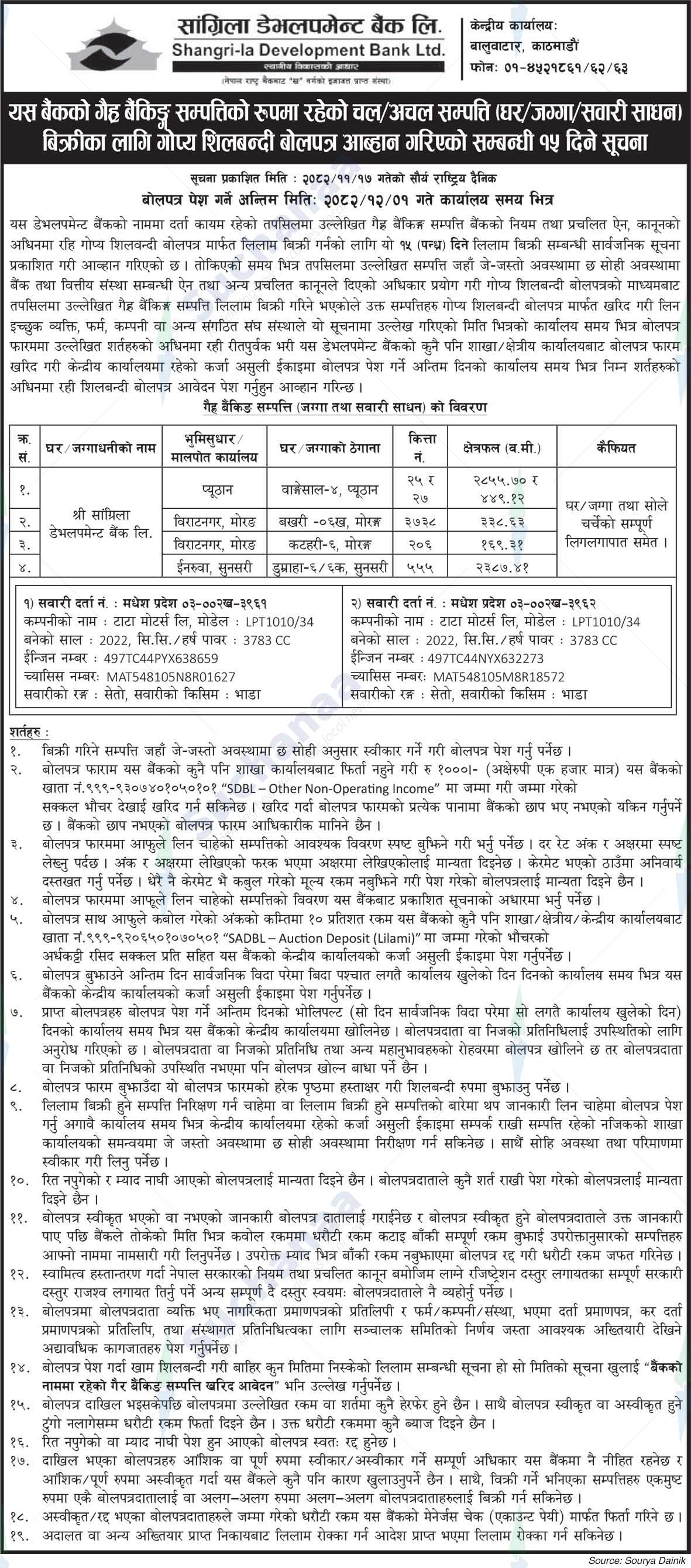 Shangri-la Development Bank