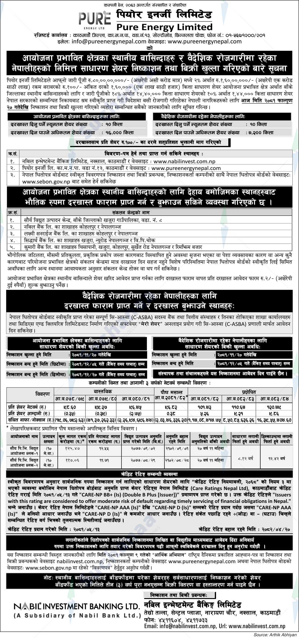 Pure Energy Limited