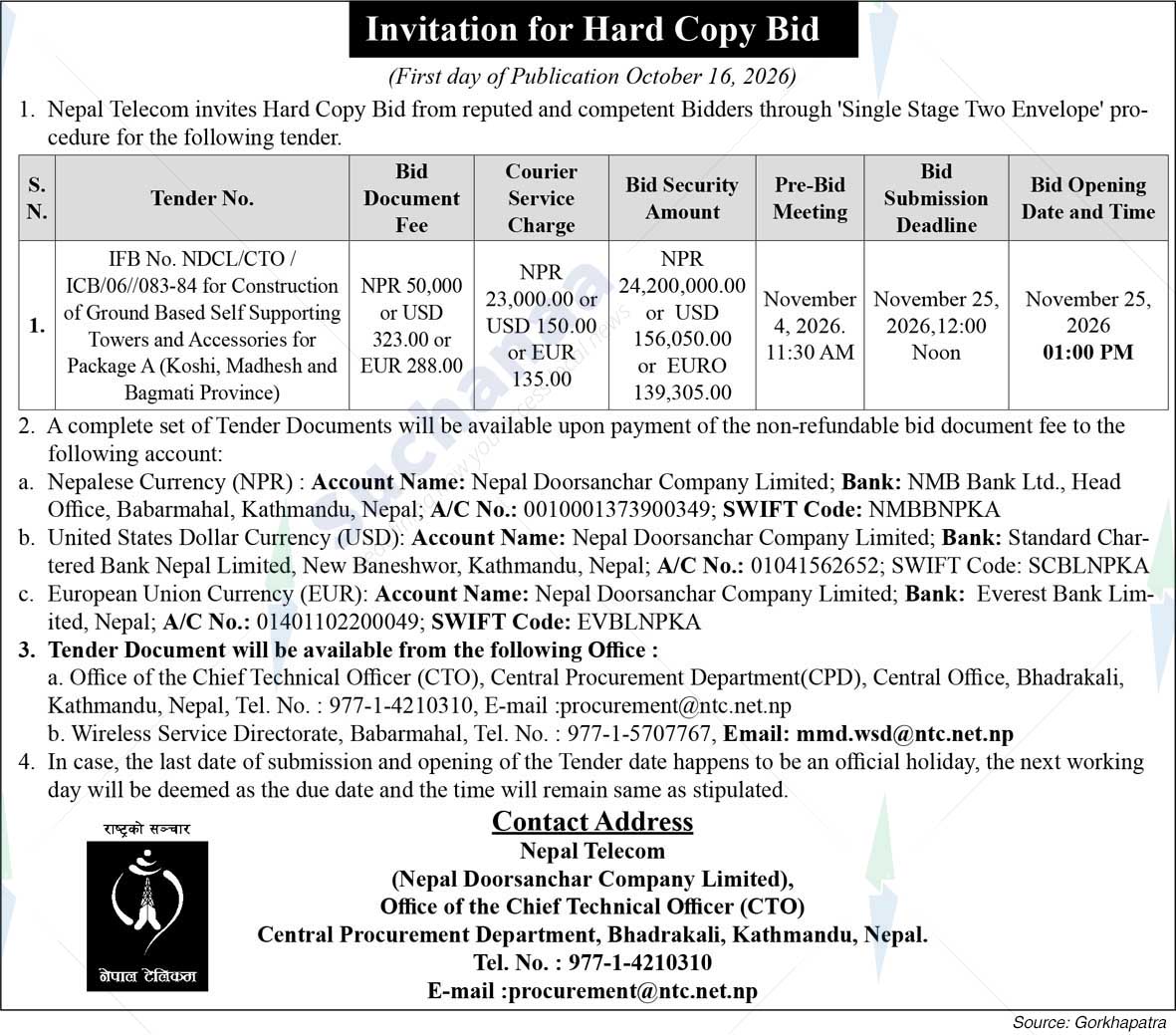 Nepal Doorsanchar Company Limited (NTC)