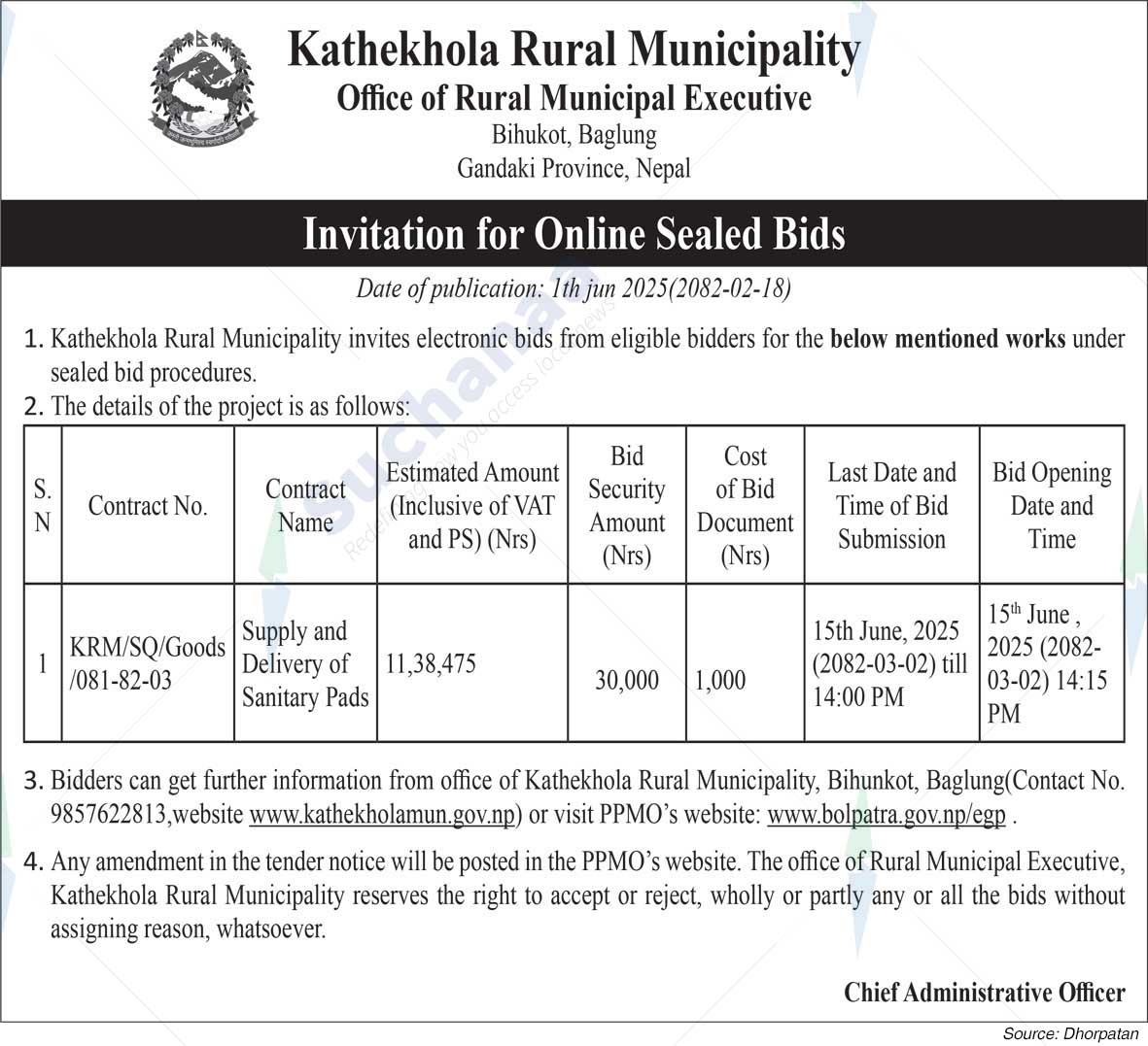 Khathekhola Rural Municipality
