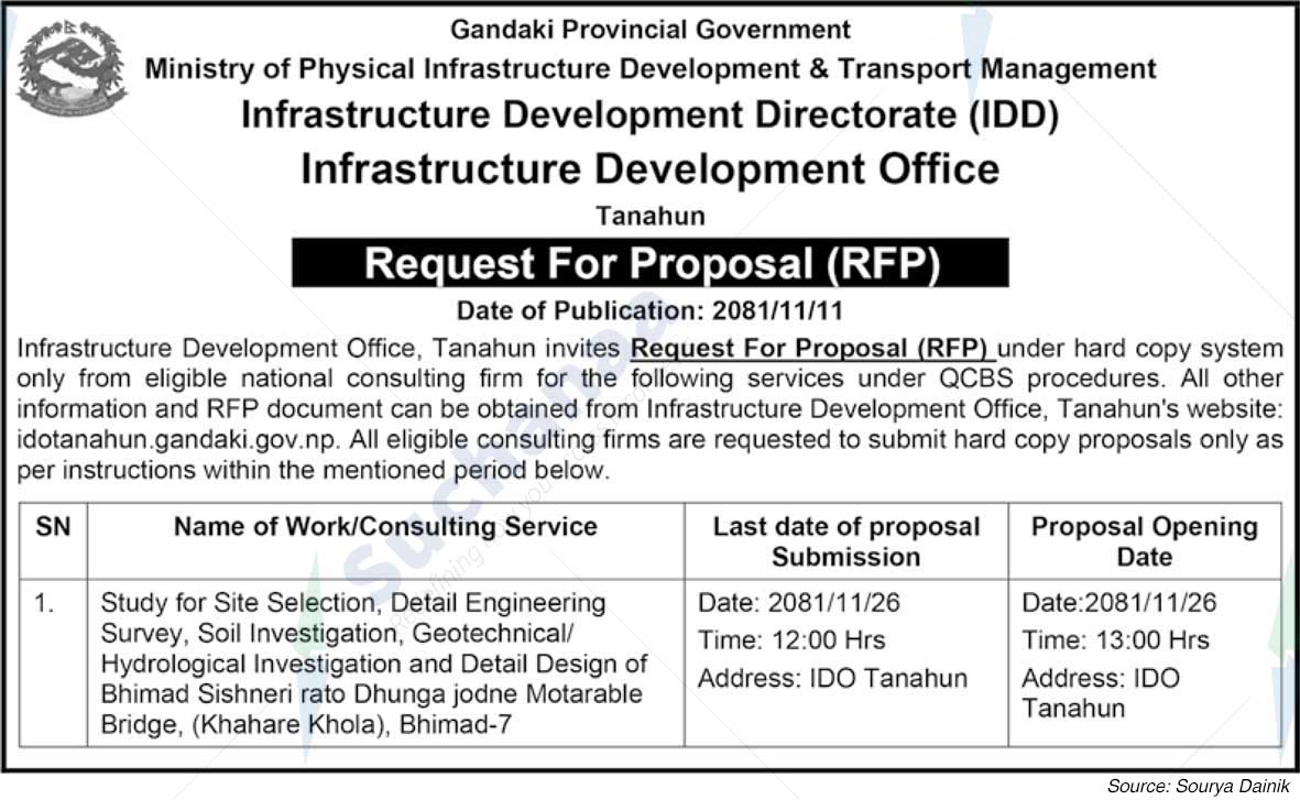Infrastructure Development Office