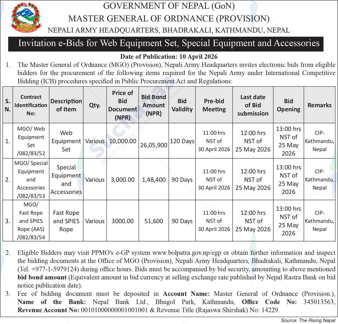 Master General of Ordnance (Provision)