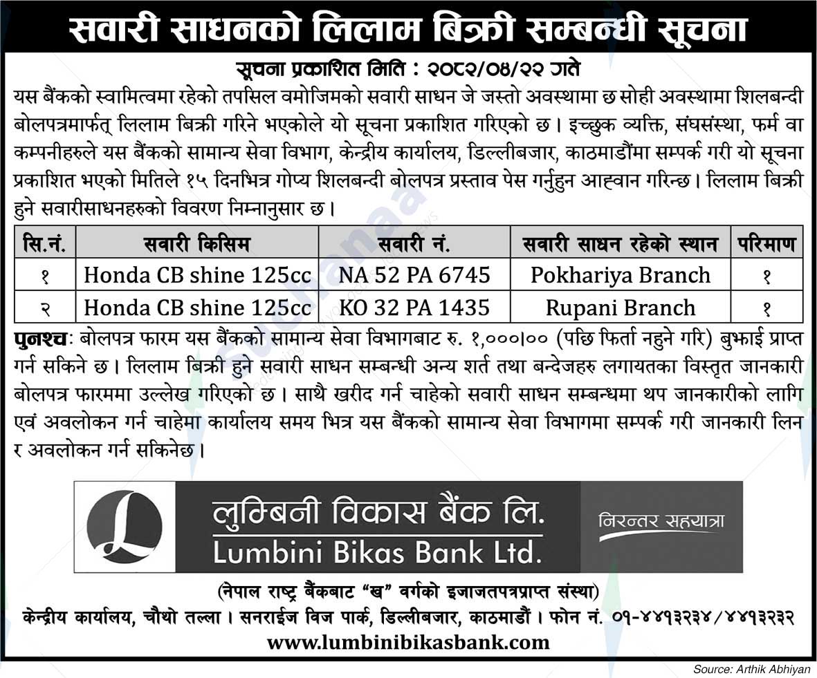 Lumbini Bikas Bank Ltd.