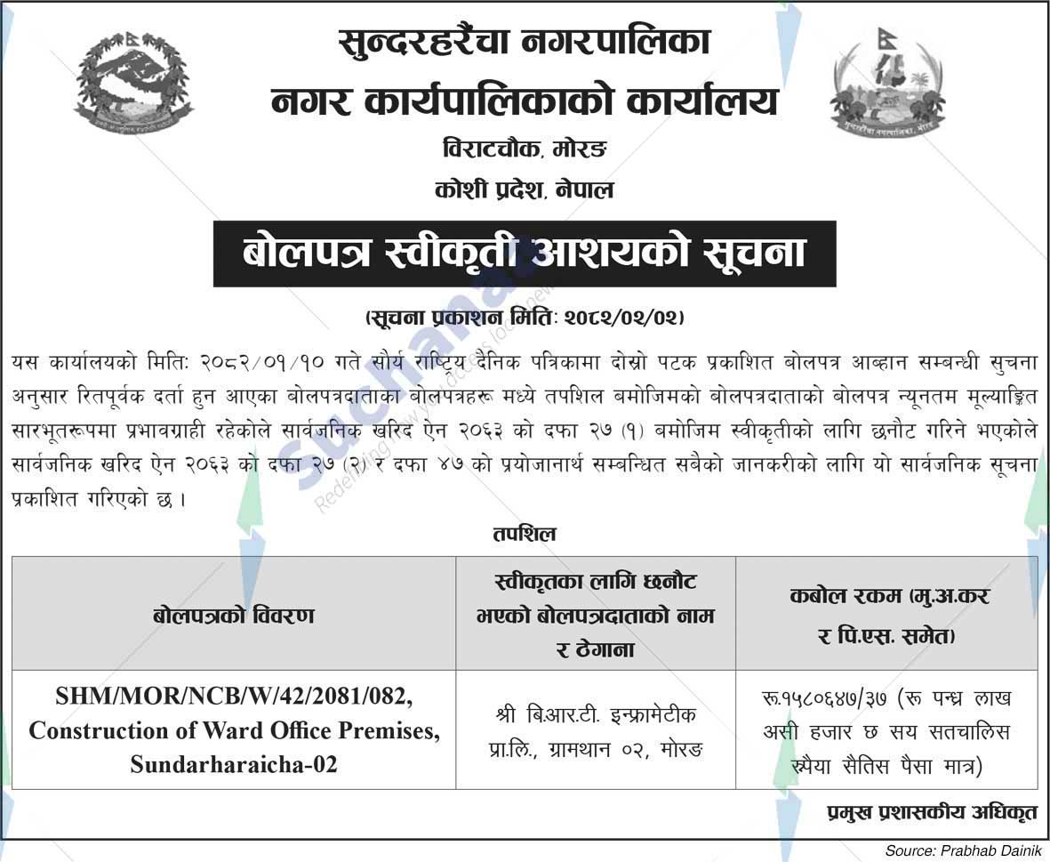 Sundarharaicha Municipality