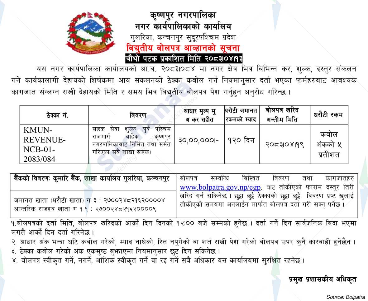 Krishnapur Municipality