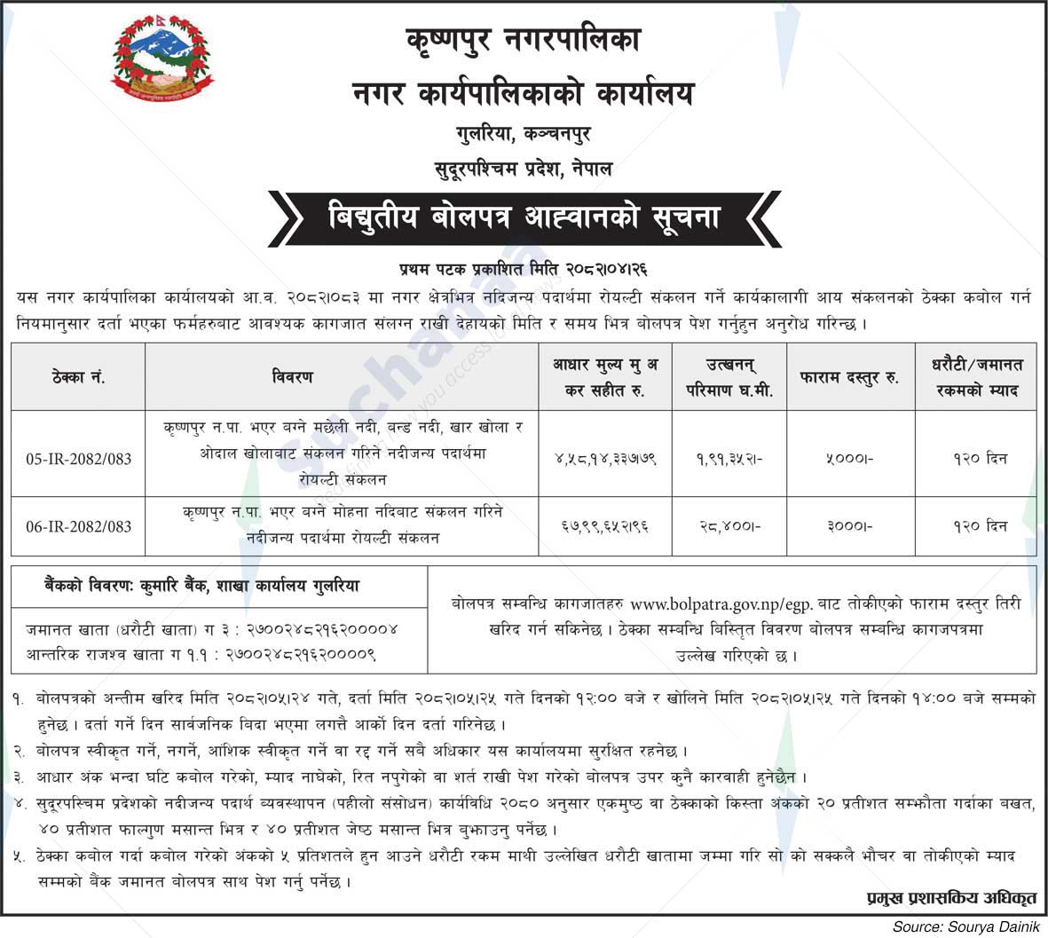 Krishnapur Municipality