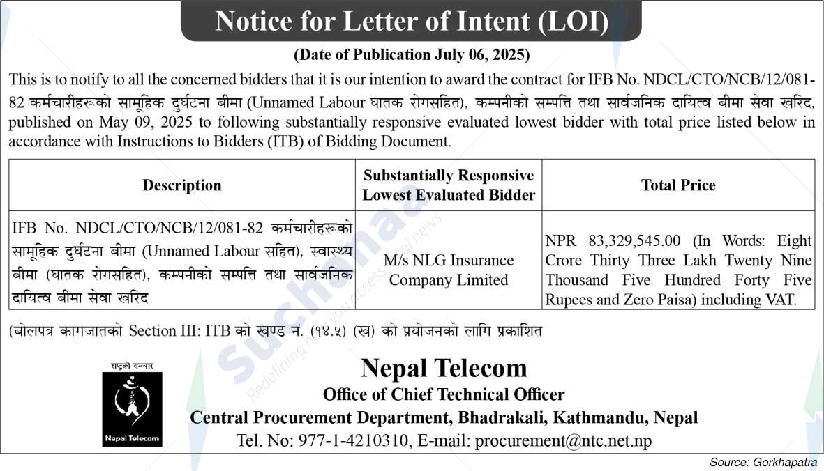 Nepal Doorsanchar Company Limited (NTC)