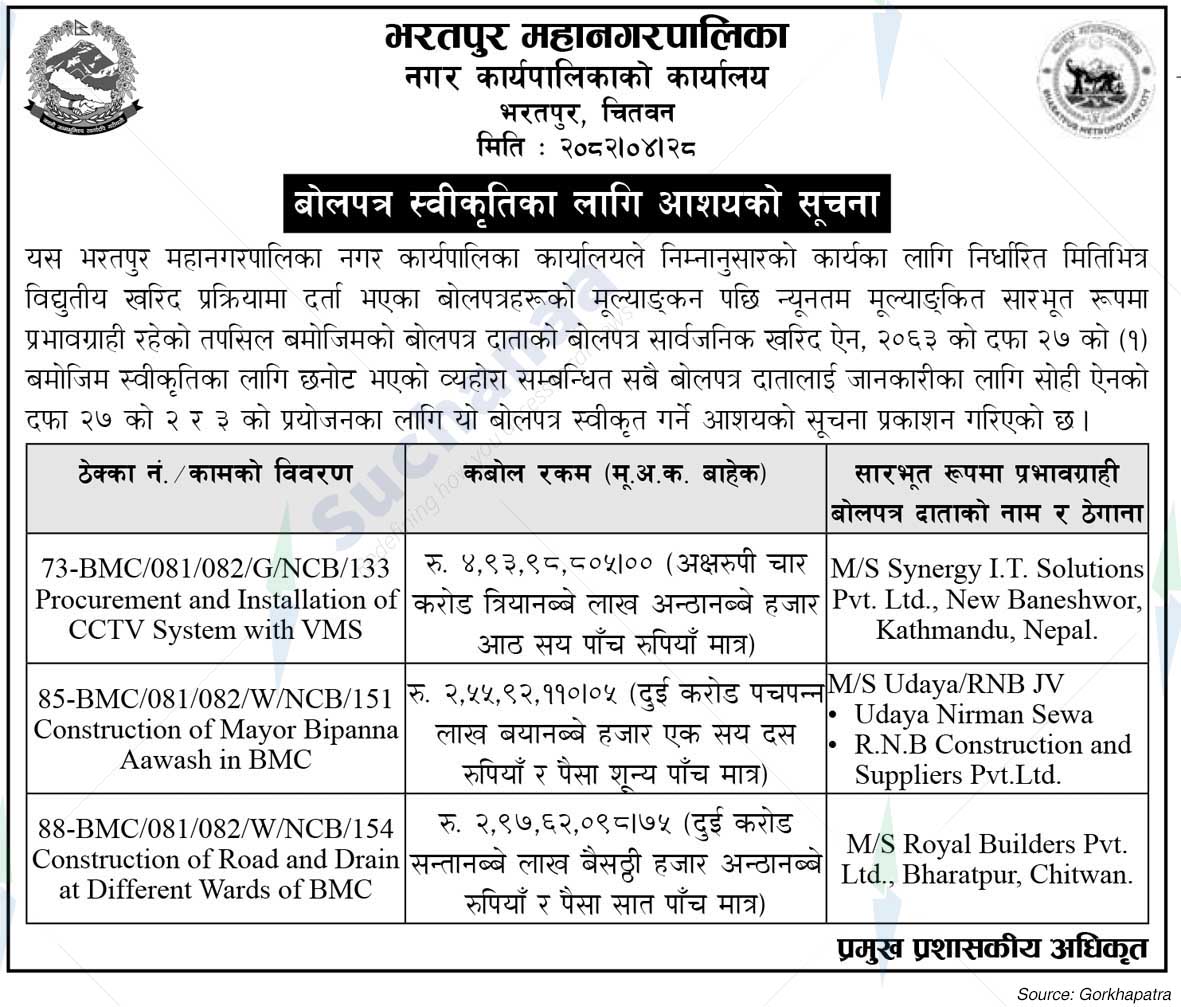 Bharatpur Metropolitan City