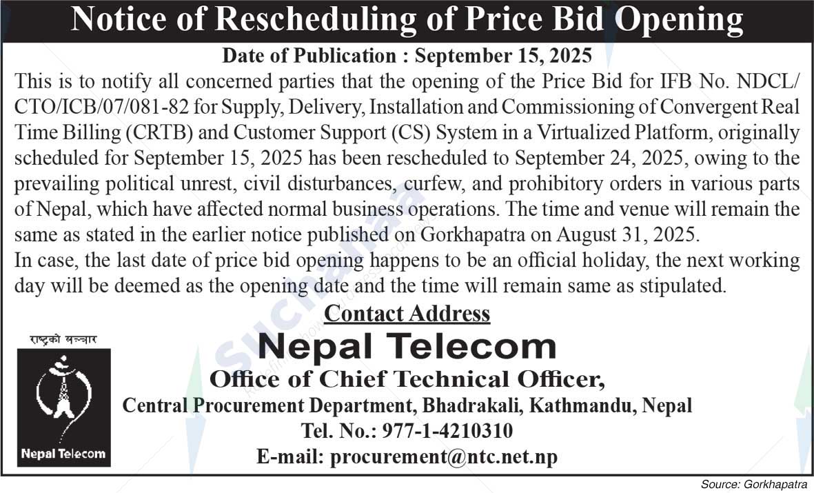 Nepal Doorsanchar Company Limited (NTC)