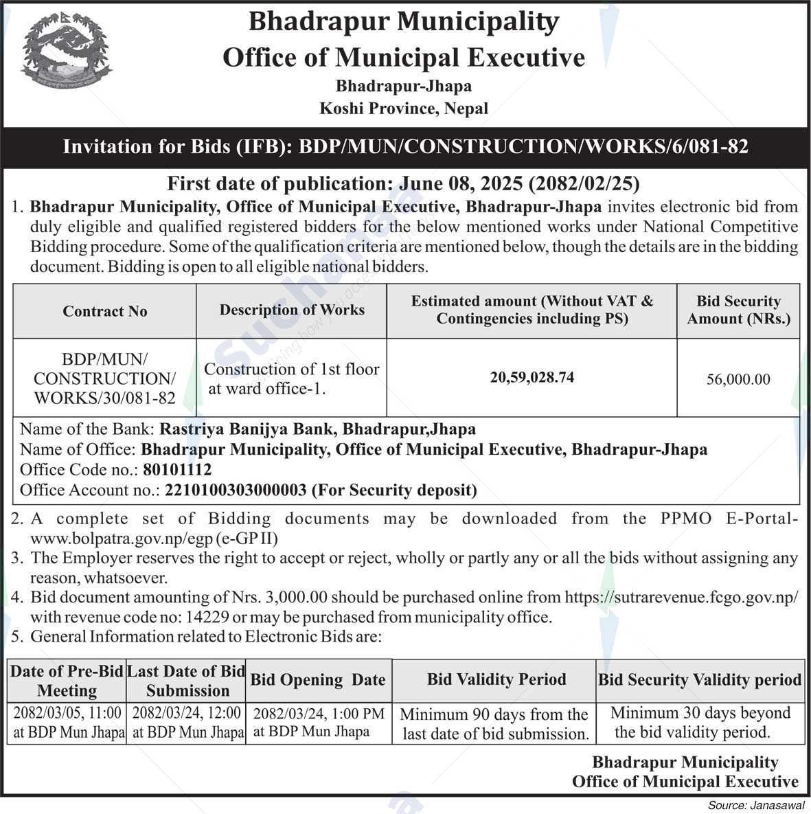 Bhadrapur Municipality