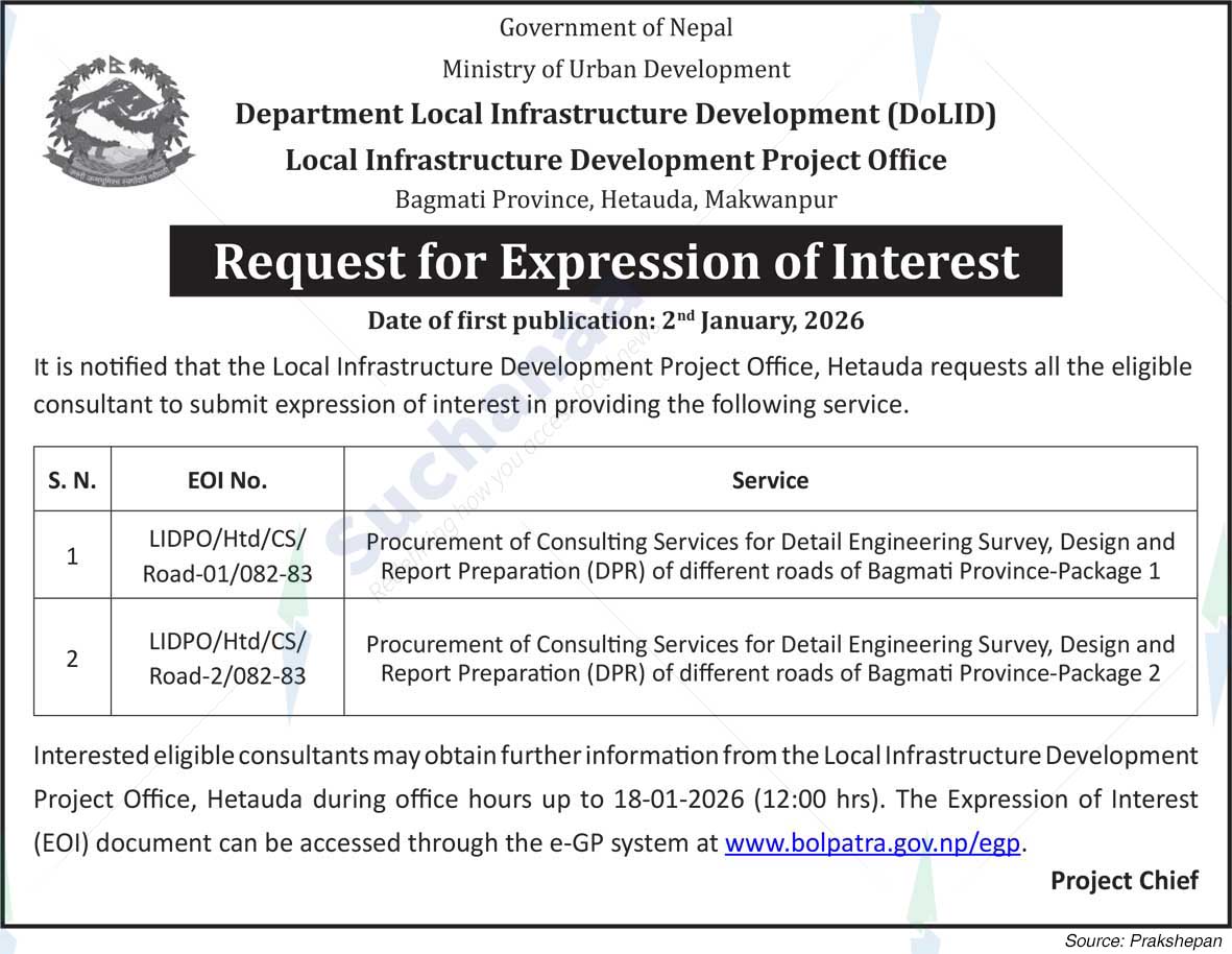 Local Infrastructure Development Project Office, Makawanpur