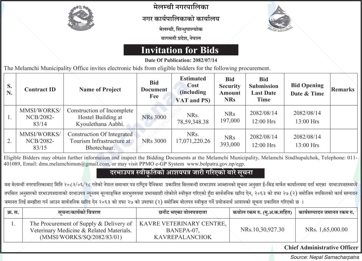 Melamchi Municipality