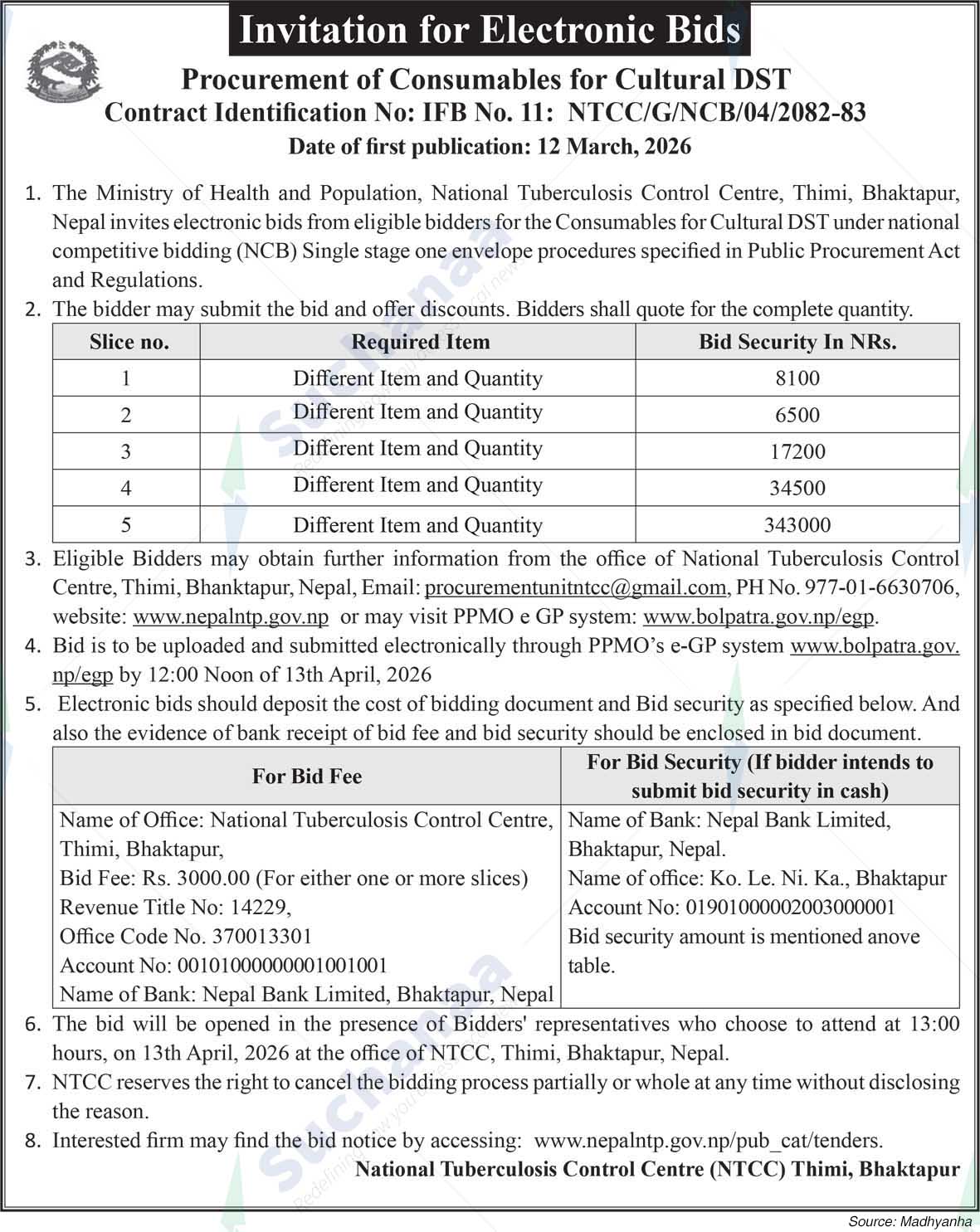 National Tuberculosis Control Center