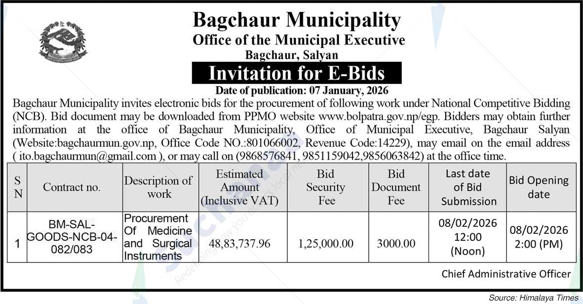 Bagchaur Municipality