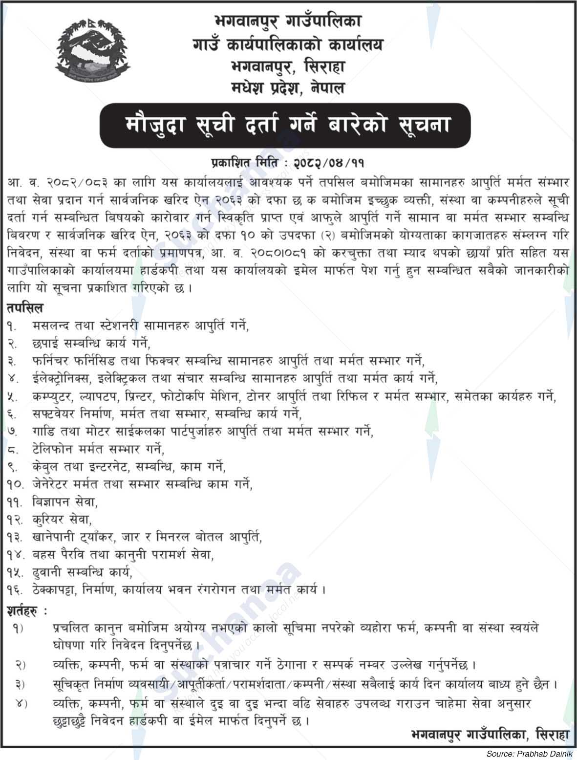 Bhagwanpur Rural Municipality