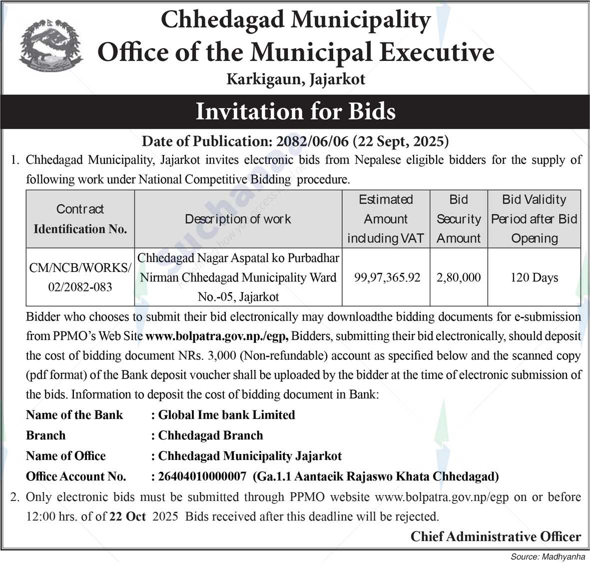 Chhedagad Municipality