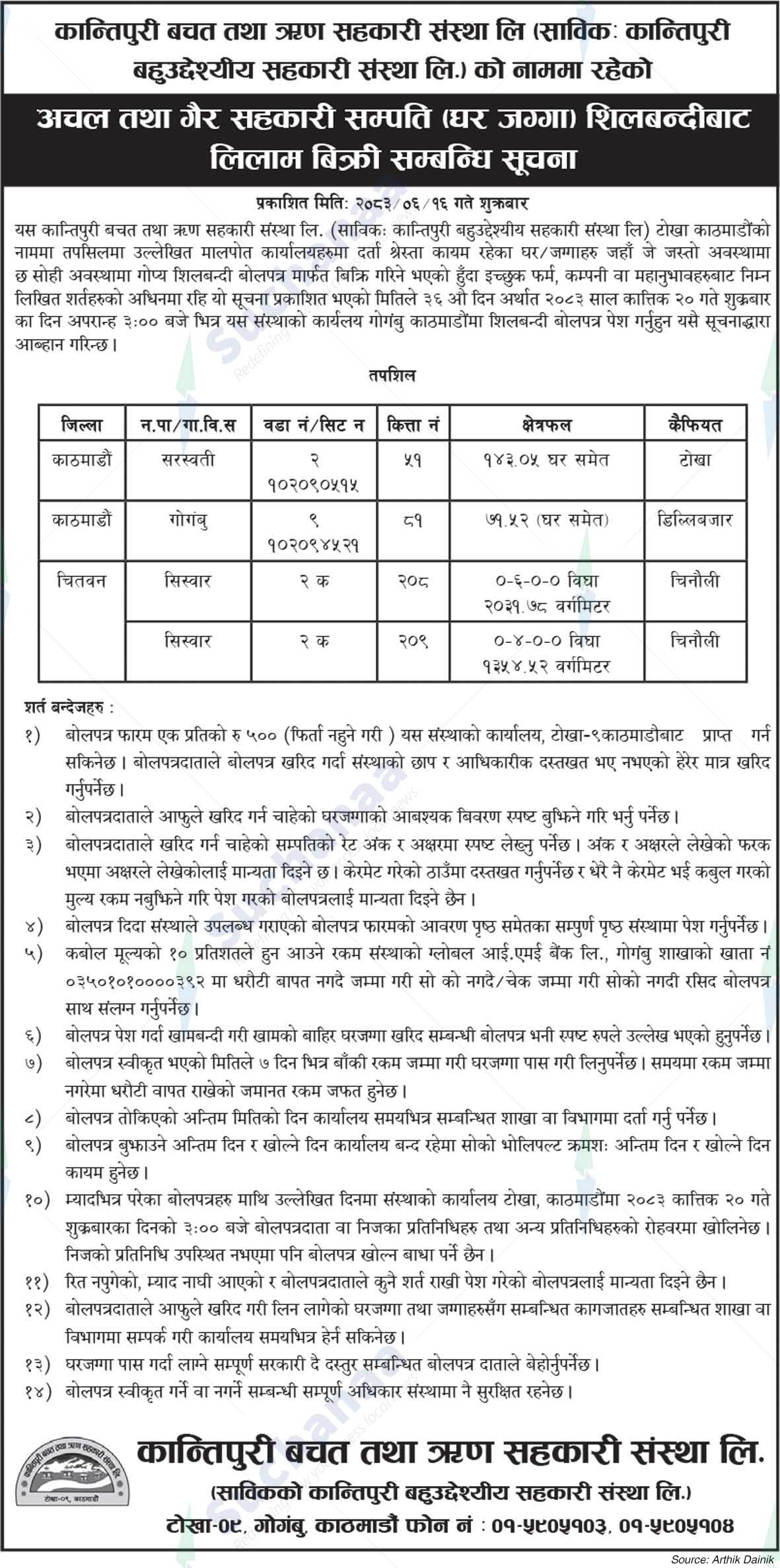 Kantipuri Saving & Credit Co-operative Ltd.